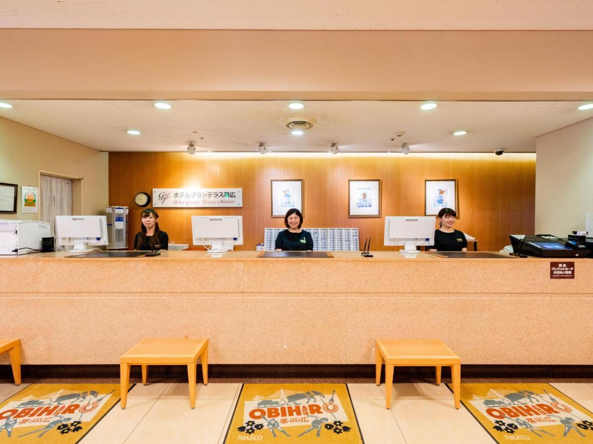 Hotel Grand Terrace Obihiro Esterno foto